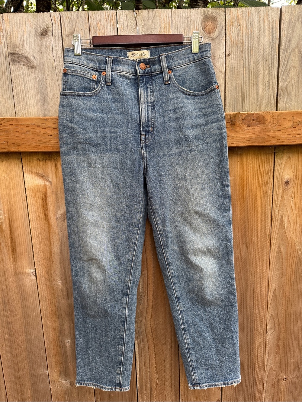 Madewell classic straight jeans